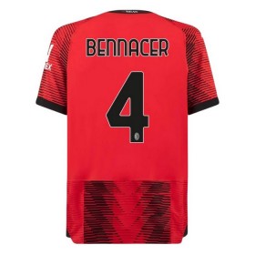 Jalkapallo Pelipaidat/Peliasut AC Milan Bennacer 4 Kotipelipaita 2023-24